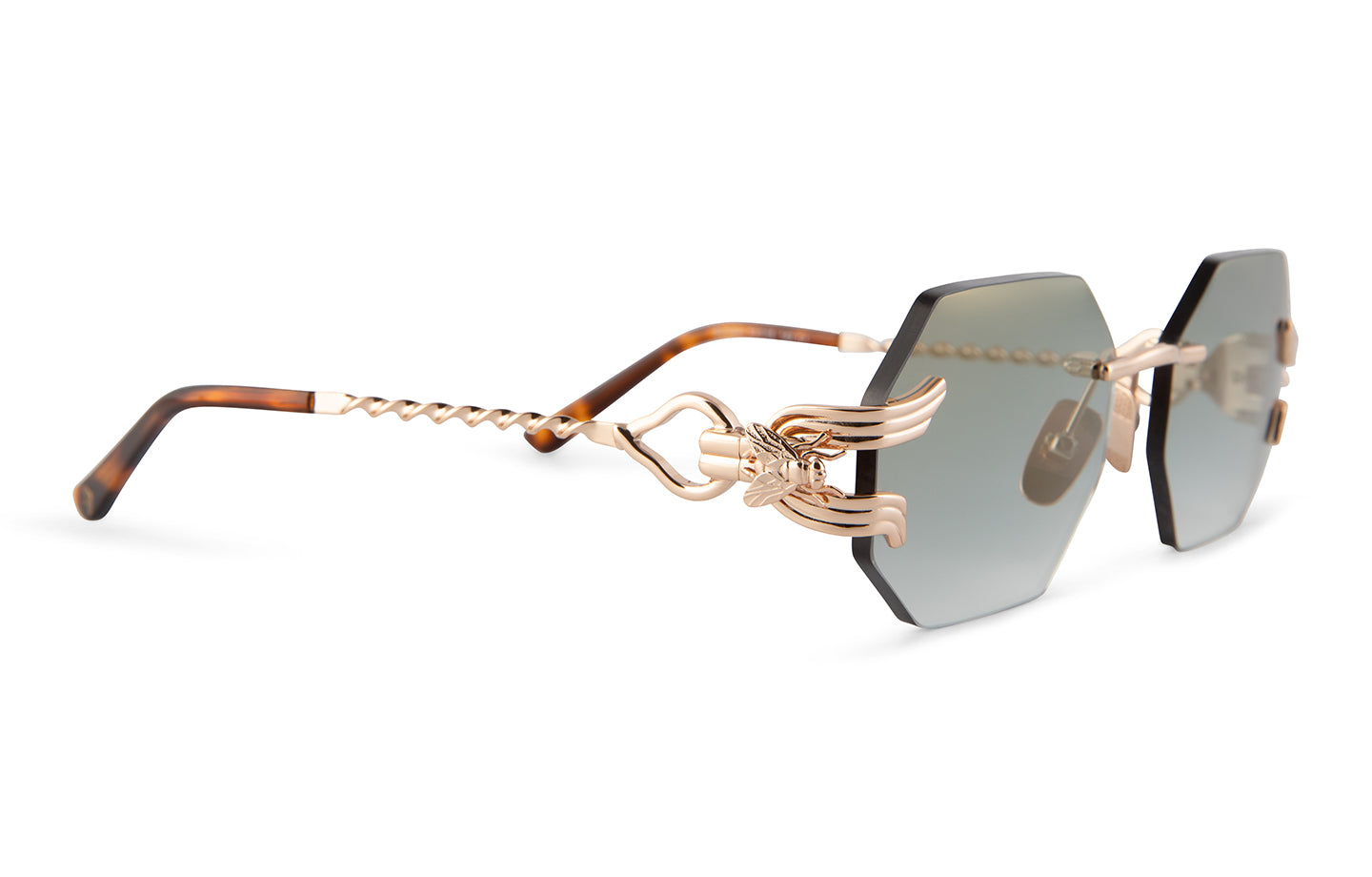 #colour_18K Rose Gold_lens_Octaire | Black
