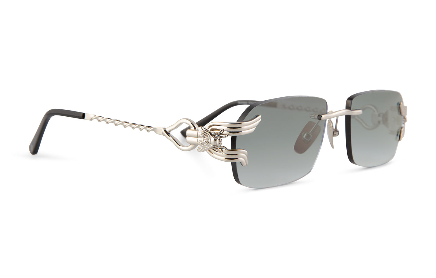 #colour_Silver Titanium_lens_Rectaire | Black