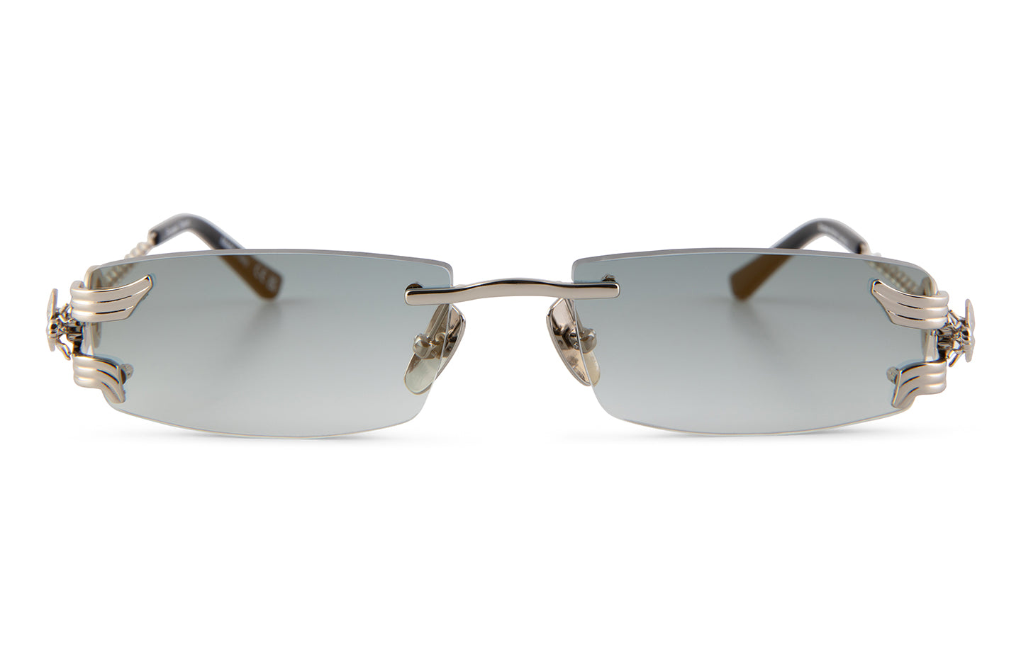 #colour_Silver Titanium_lens_Rectaire (Slim) | Black