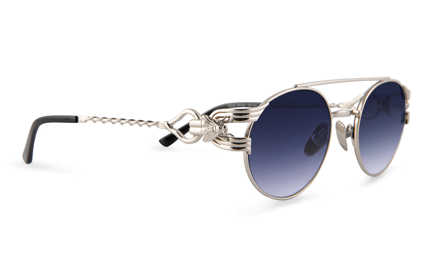 #colour_Silver Titanium_lens_Adrian | Navy
