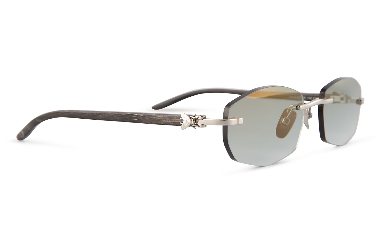 #colour_Silver Titanium_lens_Heptaire | Black