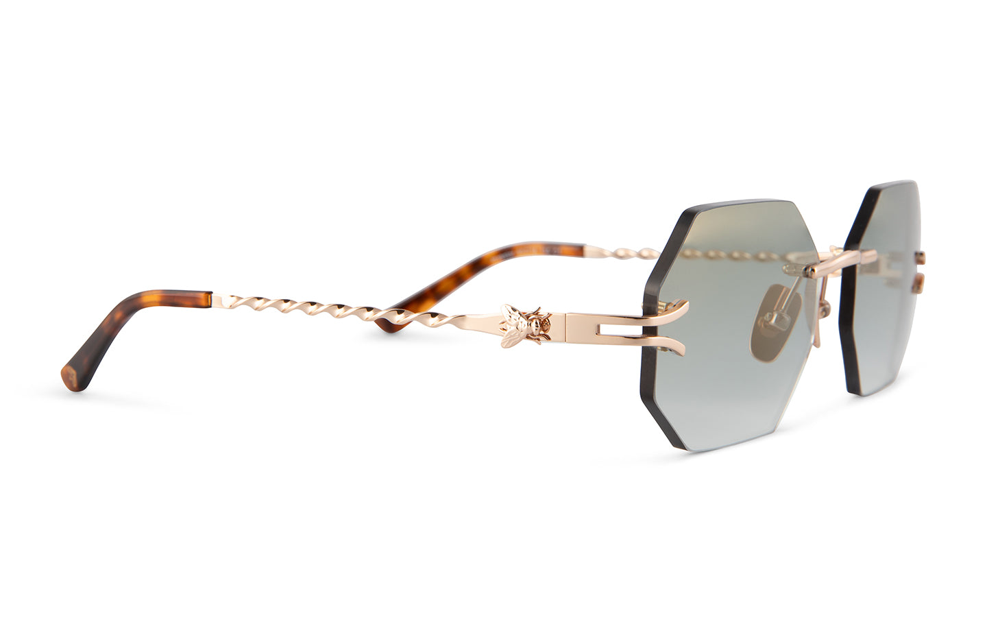 #colour_18K Rose Gold_lens_Octaire | Black