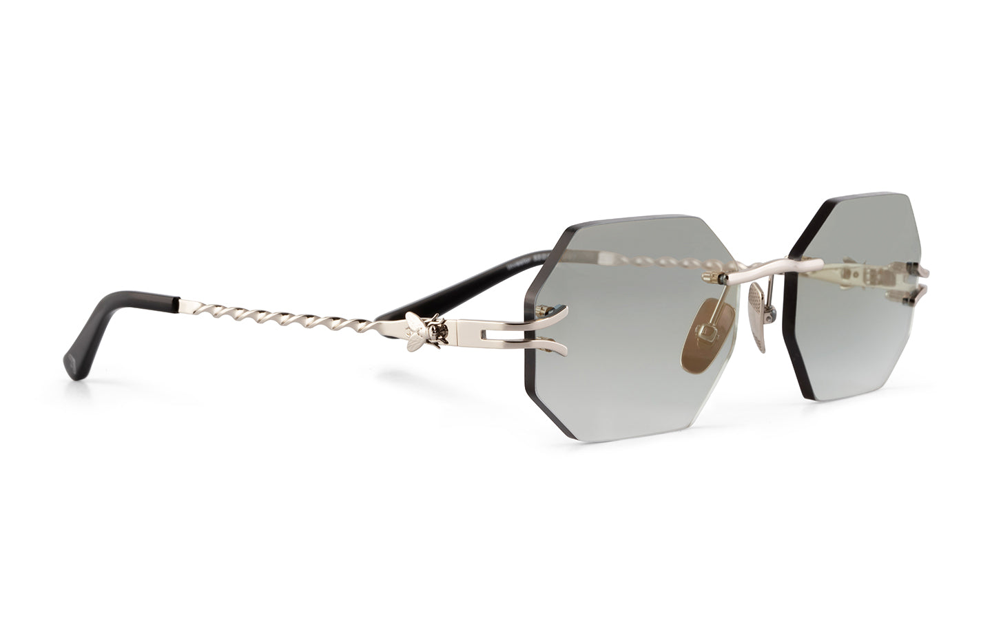 #colour_Silver Titanium_lens_Octaire | Black