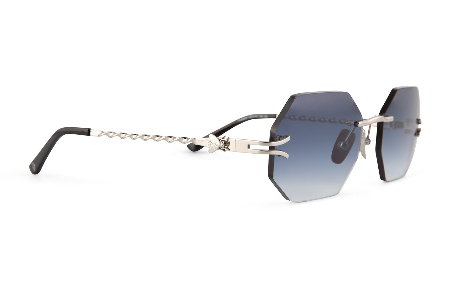 #colour_Silver Titanium_lens_Octaire | Navy