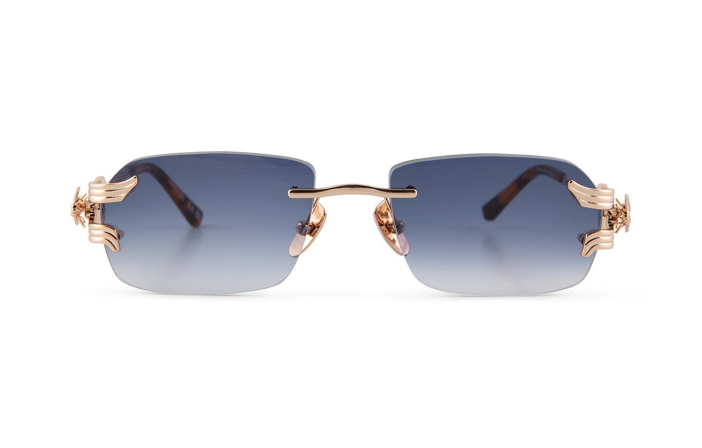 #colour_18K Rose Gold_lens_Rectaire | Navy