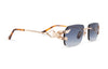 #colour_18K Rose Gold_lens_Rectaire | Navy